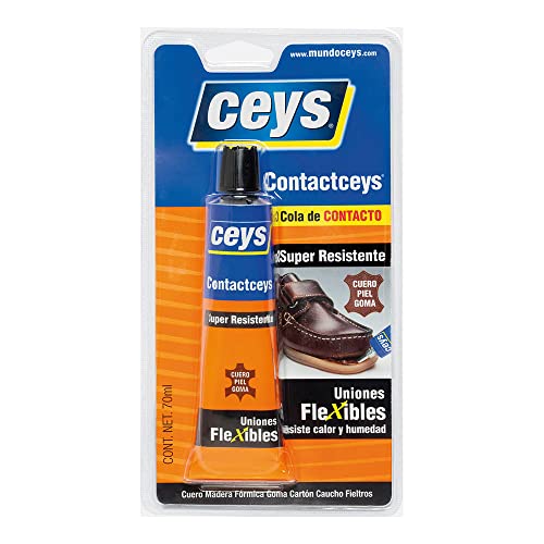 Ceys - Cola de contacto - Adhesivo contactceys - resiste calor y humedad - Blister 70 ML